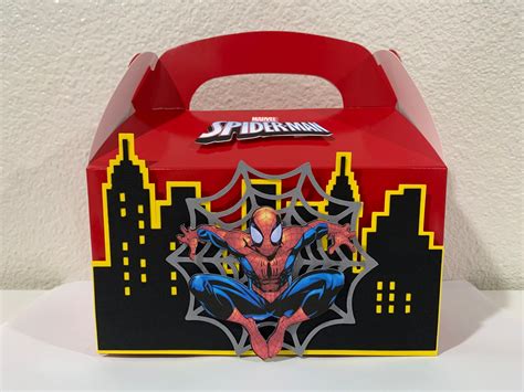 spiderman metal box|box for candy spider-man.